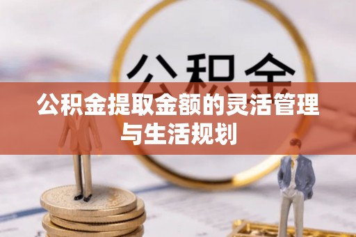 应城公积金提取金额的灵活管理与生活规划