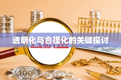 应城透明化与合理化的关键探讨