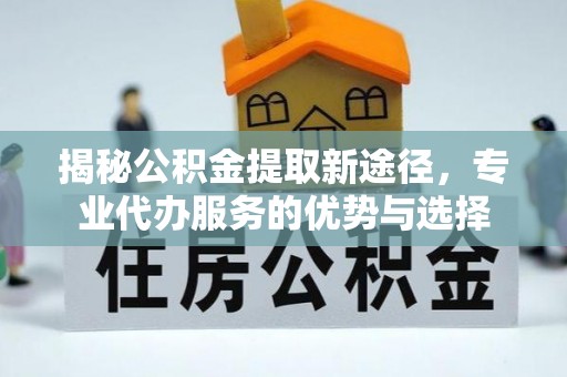 应城揭秘公积金提取新途径，专业代办服务的优势与选择