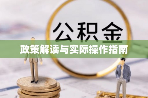 应城政策解读与实际操作指南