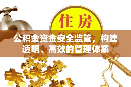 应城公积金资金安全监管，构建透明、高效的管理体系