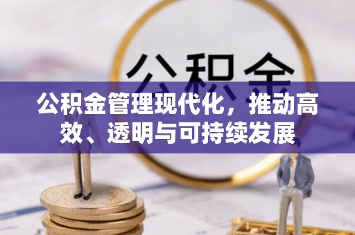 应城公积金管理现代化，推动高效、透明与可持续发展