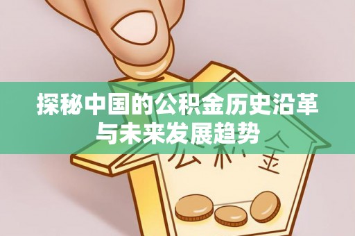 应城探秘中国的公积金历史沿革与未来发展趋势