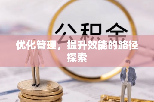 应城优化管理，提升效能的路径探索