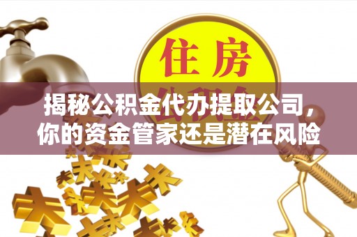 应城揭秘公积金代办提取公司，你的资金管家还是潜在风险？