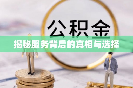 应城揭秘服务背后的真相与选择