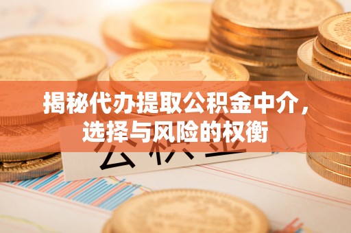 应城揭秘代办提取公积金中介，选择与风险的权衡