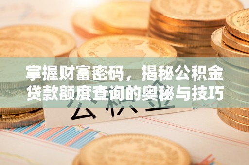 应城掌握财富密码，揭秘公积金贷款额度查询的奥秘与技巧
