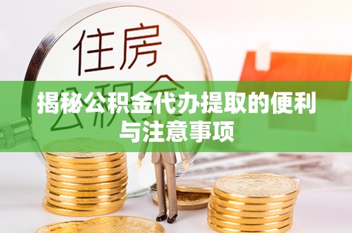 应城揭秘公积金代办提取的便利与注意事项