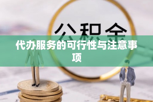 应城代办服务的可行性与注意事项