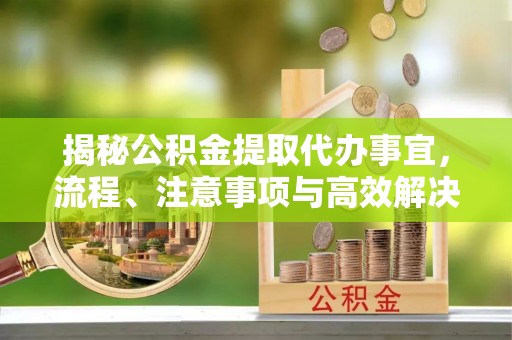 应城揭秘公积金提取代办事宜，流程、注意事项与高效解决方案