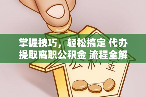 应城掌握技巧，轻松搞定 代办提取离职公积金 流程全解析