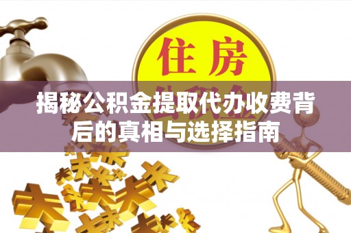 应城揭秘公积金提取代办收费背后的真相与选择指南