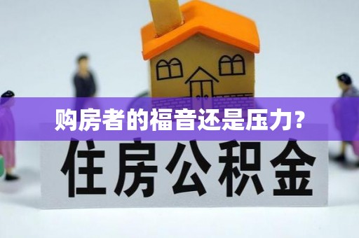 应城购房者的福音还是压力？